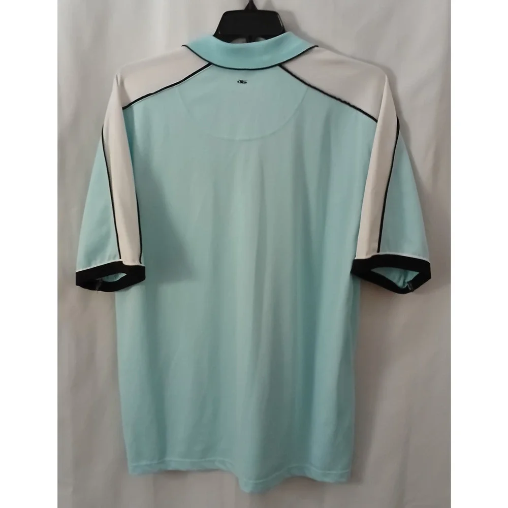 Men's Golf Polo Tech Short Sleeve Wicking Sporty Resort Preppy Gorpcore SZ XL